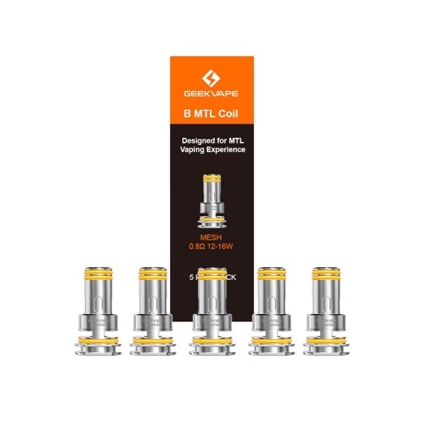 Coils B MTL Series 0.6/0.8Ω/1.2Ω (5pcs) - Geekvape