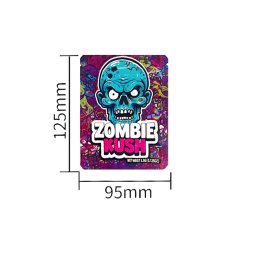 Pochette à Fermeture Pression Zombie & Skull 12.5x9.5cm