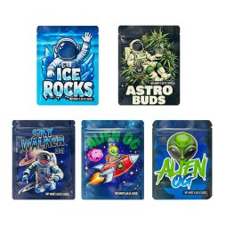 Space & Alien Snap-Closing Pouch 12.5x9.5cm