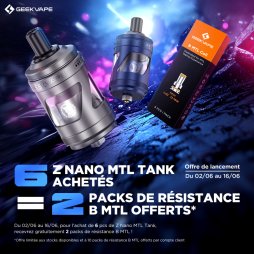 [Offre] 6+2 Z Nano MTL - Geekvape