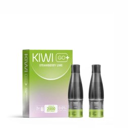 Cartouches Pré-remplies Kiwi Go+ 0mg (2pcs) - Kiwi Vapor