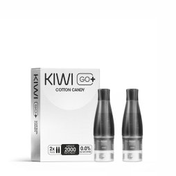 Pre-filled Cartridges Kiwi Go+ 0mg (2pcs) - Kiwi Vapor