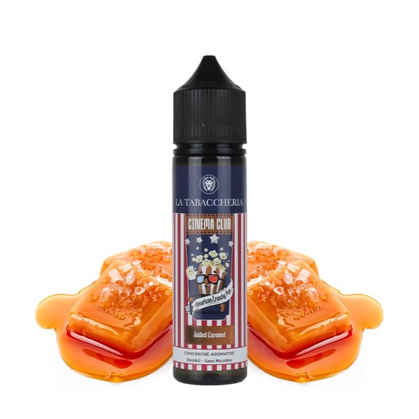 Long Fill Salted Caramel (Arôme Concentré) 40/60ml - Cinema Club by La Tabaccheria