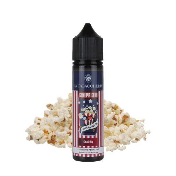 Long Fill Classic Pop (Arôme Concentré) 40/60ml - Cinema Club by La Tabaccheria Long Fill Classic Pop (Arôme Concentré) 40/60ml - Cinema Club by La Tabaccheria