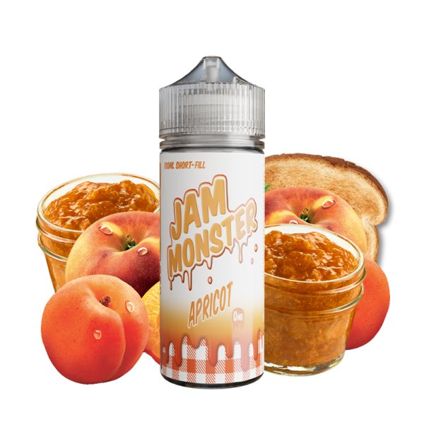 Apricot 0mg 100ml - Jam Monster by Monster Vape Labs