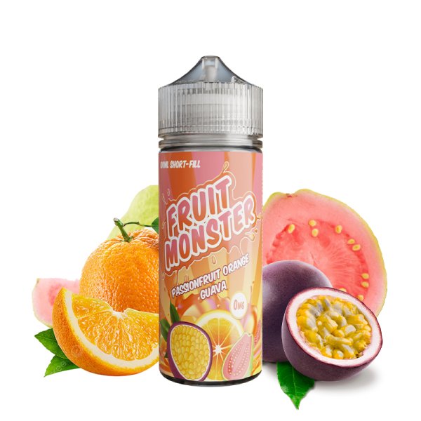 Passionfruit Orange Guava 0mg 100ml - Fruit Monster by Monster Vape Labs