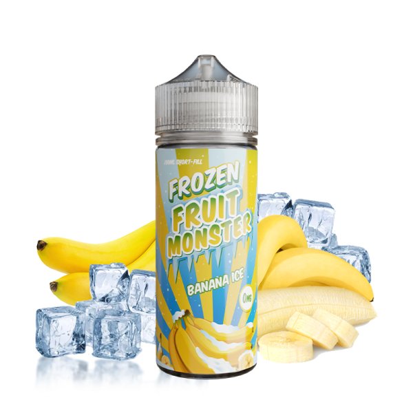 Banana Ice 0mg 100ml - Frozen Fruit Monster by Monster Vape Labs
