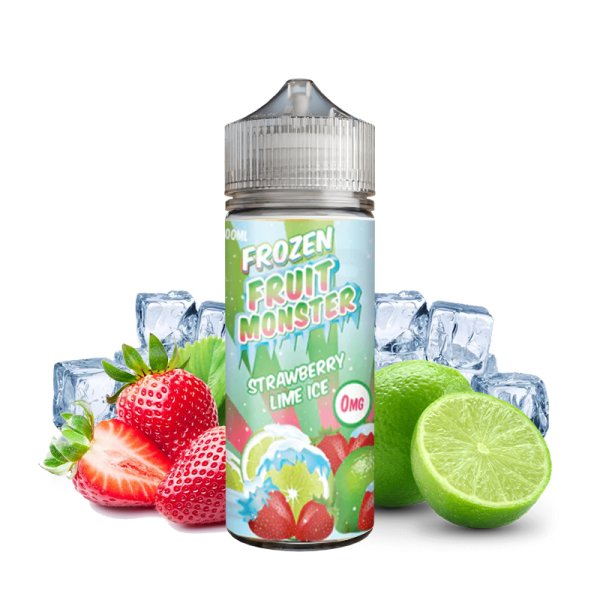 Strawberry Lime Ice 0mg 100ml - Frozen Fruit Monster by Monster Vape Labs