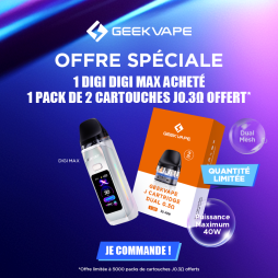 [Offer] 1+2 Digi Max R + Cartouches J Dual Mesh 0.3Ω - Geekvape