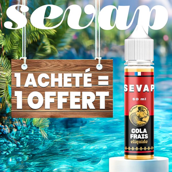 [Offer] 1+1 Cola Frais 0mg 50ml - Sevap