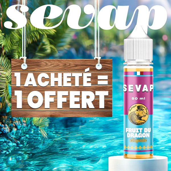 [Offer] 1+1 Fruit du Dragon 0mg 50ml - Sevap