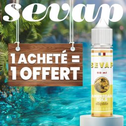[Offre] 1+1 American Gold 0mg 50ml - Sevap