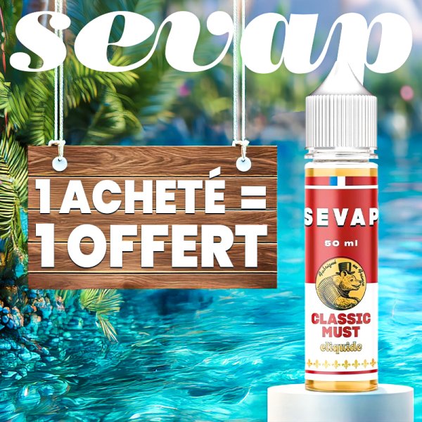 [Offer] 1+1 Classic Must 0mg 50ml - Sevap