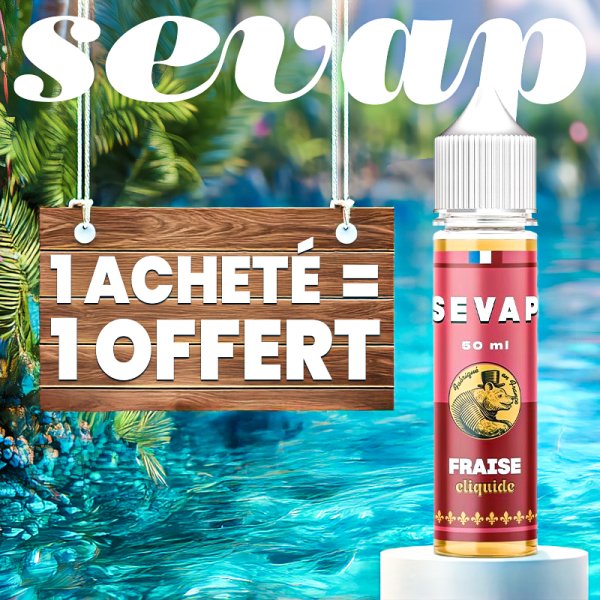 [Offer] 1+1 Fraise 0mg 50ml - Sevap