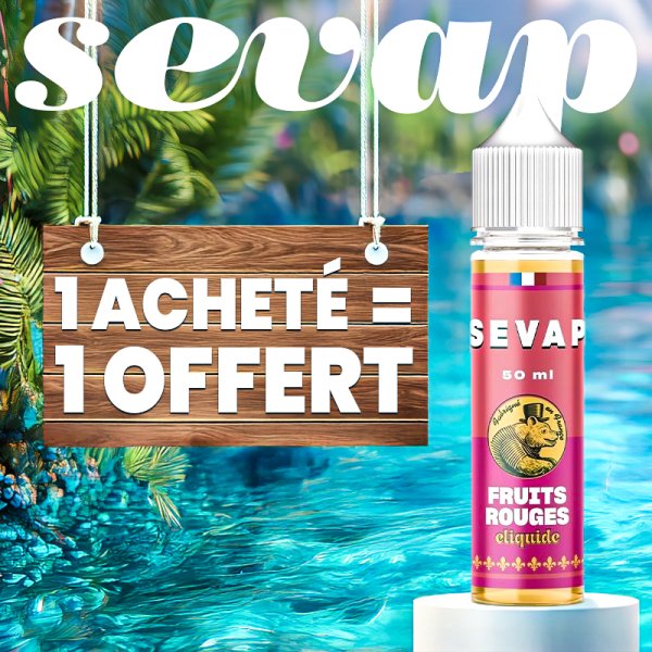 [Offer] 1+1 Fruits Rouges 0mg 50ml - Sevap
