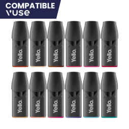 [Sample] Pre-Filled Cartridges Yello (Random Flavor) 20mg 2ml (2pcs) - Yello.