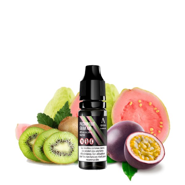 Passion Fruit Guava Kiwi Nic Salt 20mg 10ml(pack de 2pcs) - Adalya