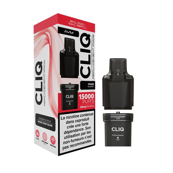 Cartouches Pré-Remplies Cliq 2% (1pcs) - AVM