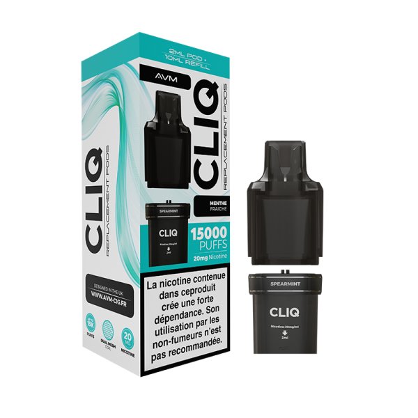 Cartouches Pré-Remplies Cliq 2% (1pcs) - AVM