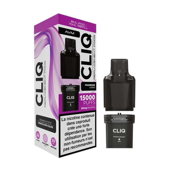 Cartouches Pré-Remplies Cliq 2% (1pcs) - AVM