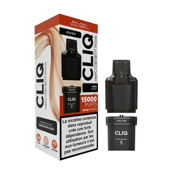 Cartouches Pré-Remplies Cliq 2% (1pcs) - AVM