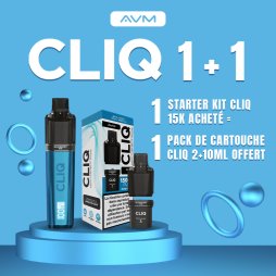[Offre] 1+1 Starter Kit Cliq 15K Myrtille Glacée 2ml 2% - AVM