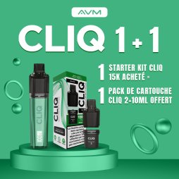 [Offre] 1+1 Starter Kit Cliq 15K Pastèque Glacée 2ml 2% - AVM