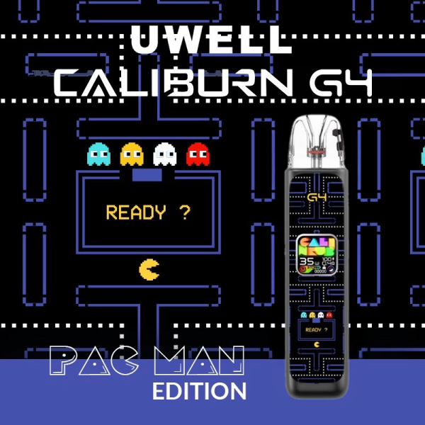 Kit Pod Caliburn G4 Pac Man Edition - Uwell