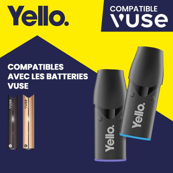Pre-Filled Cartridges Yello 20mg 2ml (2pcs) - Yello.