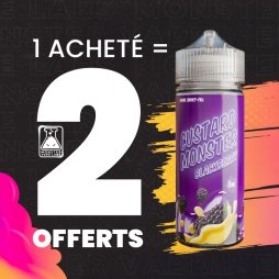 [Offre] 1+2 Blackberry Custard 0mg 100ml - Custard Monster by Monster Vape Labs