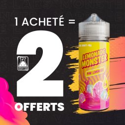 [Offer] 1+2 Pink Lemonade 0mg 100ml - Lemonade Monster by Monster Vape Labs