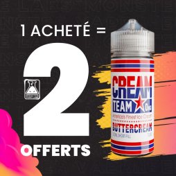 [Offer] 1+2 Buttercream 0mg 100ml - The Cream Team by Monster Vape Labs