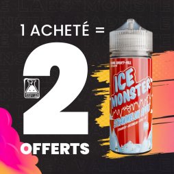 [Offer] 1+2 Strawmelon Apple 0mg 100ml - Ice Monster by Monster Vape Labs