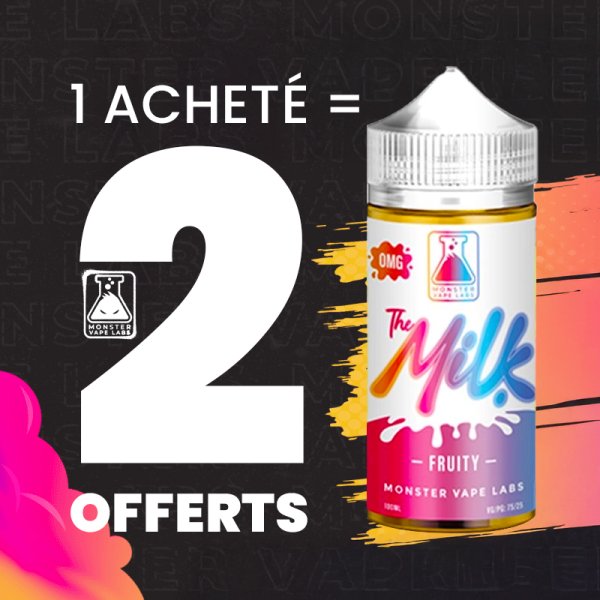 [Offer] 1+2 Fruity 0mg 100ml - The Milk by Monster Vape Labs