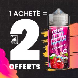 [Offer] 1+2 Black Cherry Ice 0mg 100ml - Frozen Fruit Monster by Monster Vape Labs