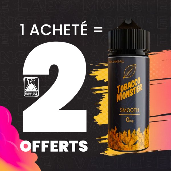 [Offer] 1+2 Smooth 0mg 100ml - Tobacco Monster by Monster Vape Labs