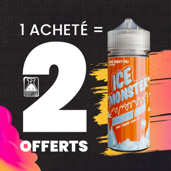 [Offer] 1+2 Mangerine Guava 0mg 100ml - Ice Monster by Monster Vape Labs