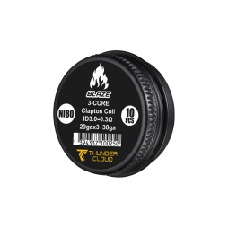 Fused Clapton Coils Ni80 0.30Ω (10pcs) - Thunder Cloud x Mike Vapes