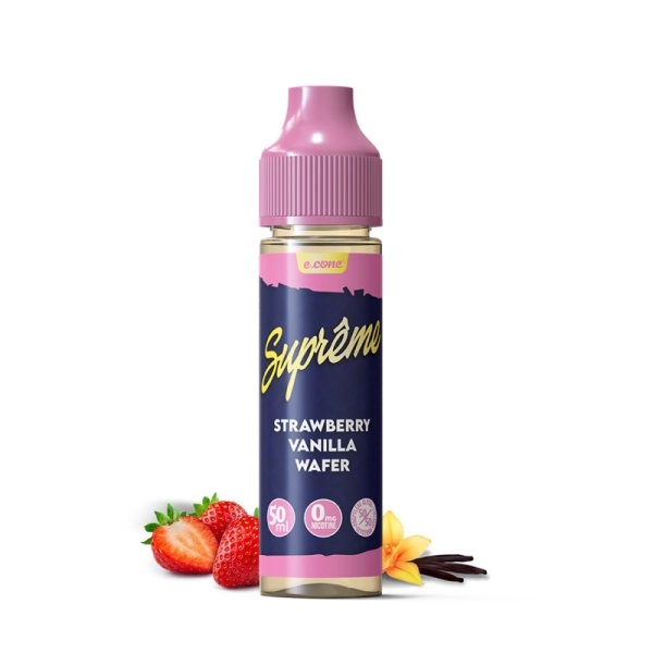 Strawberry Vanilla 0mg 50ml - Suprême by Vape Maker