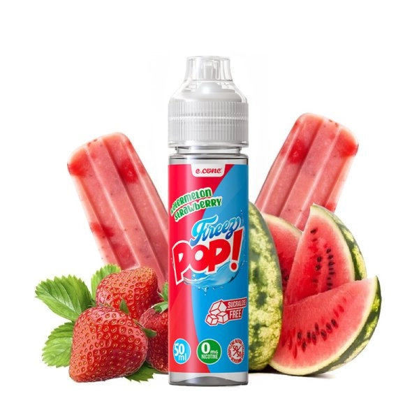 Pop Watermelon Strawberry 0mg 50ml - Freez Pop by Vape Maker
