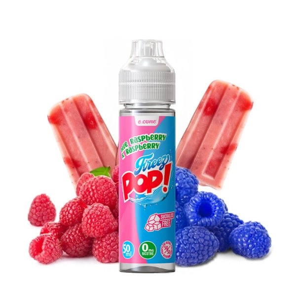 Pop Raspberry Blue Rapsberry 0mg 50ml - Freez Pop by Vape Maker