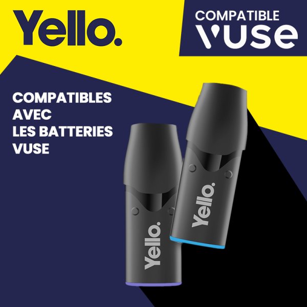 Cartouches Pré-Remplies Yello 20mg 2ml (2pcs) - Yello.