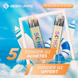 [Offre] 5+1 Pack Pod Sonder Q2 1350mAh Artist/New Colors - Geekvape