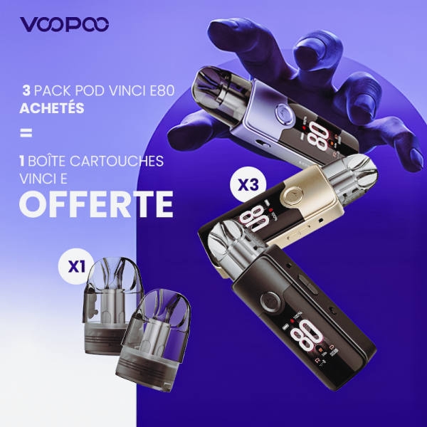 [Offer] 3+1 Pack Pod Vinci E80 - Voopoo