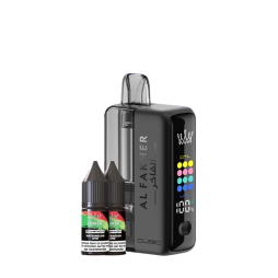 Starter Kit Matte Black Cubic 30k 20mg - Crown Bar by Al Fakher