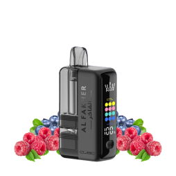 Starter Kit Matte Black Cubic 30k 20mg - Crown Bar by Al Fakher
