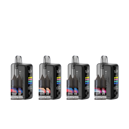 Starter Kit Matte Black Cubic 30k 20mg - Crown Bar by Al Fakher