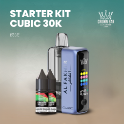Starter Kit Blue Cubic 30k 20mg - Crown Bar by Al Fakher