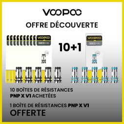 [Offre] 10+1 Résistances PnP X V1 0.15/0.45/0.6/0.8Ω (5pcs) - Voopoo