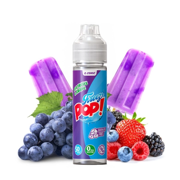 Pop Grape Red Fruits 0mg 50ml - Freez Pop by Vape Maker